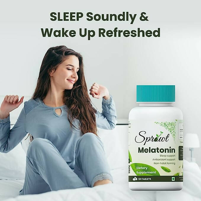 Sprowt Melatonin Tablets | Grocsy