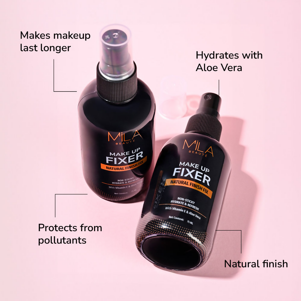 Mila Beaute Non Sticky & Long Lasting Makeup Fixer with Aloe Vera and Vitamin E | Grocsy