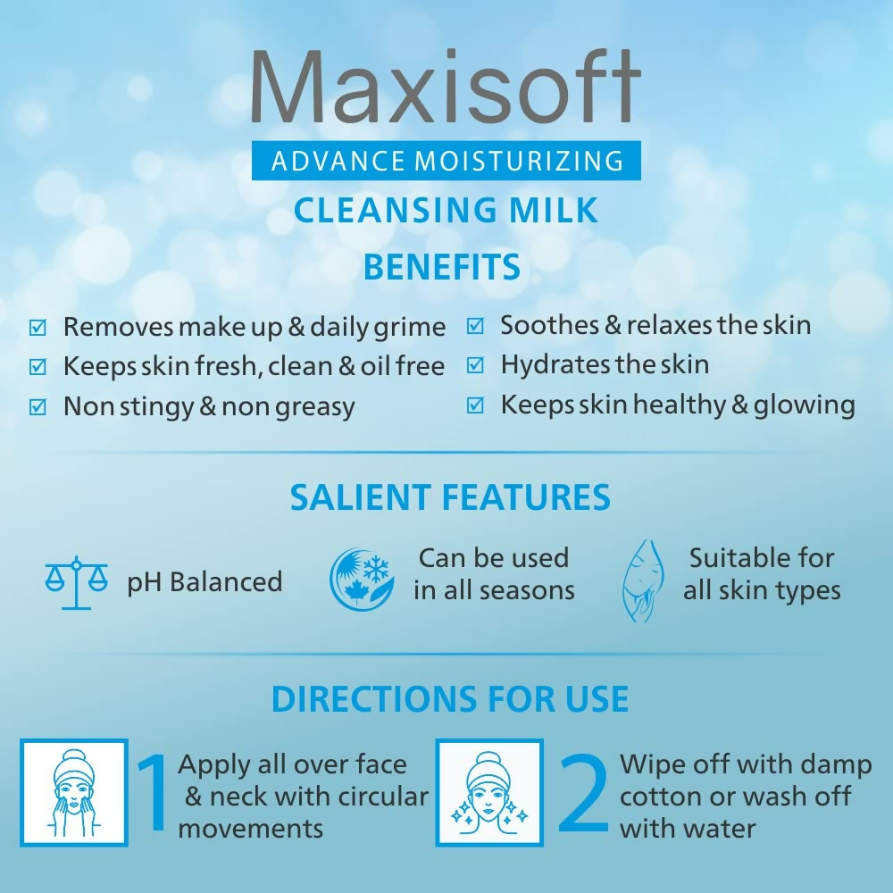Maxisoft Advance Moisturizing Cleansing Milk | Grocsy