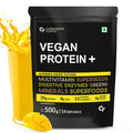 Carbamide Forte Vegan Protein+ Powder - Alphonso Mango Flavour | Grocsy