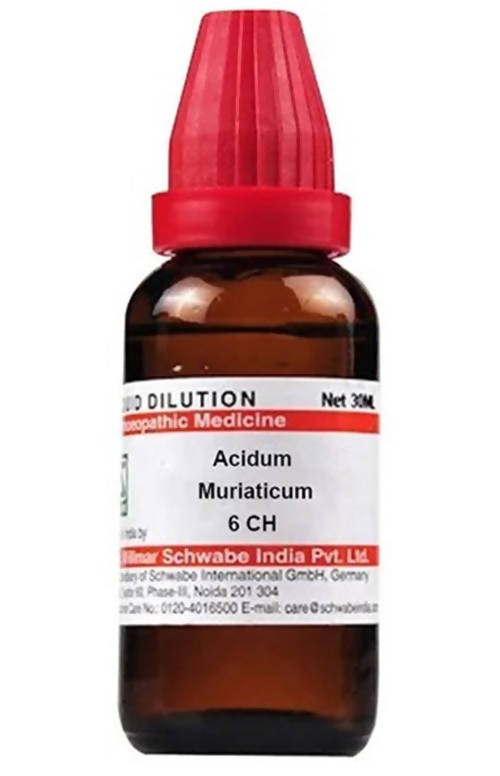 Dr. Willmar Schwabe India Acidum Muriaticum Dilution | Grocsy