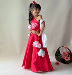 ArthLife Raspberry Pink Lehnga Set | Grocsy