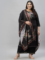 Sztori Floral Printed Regular Kurta With Palazzos & Dupatta | Grocsy