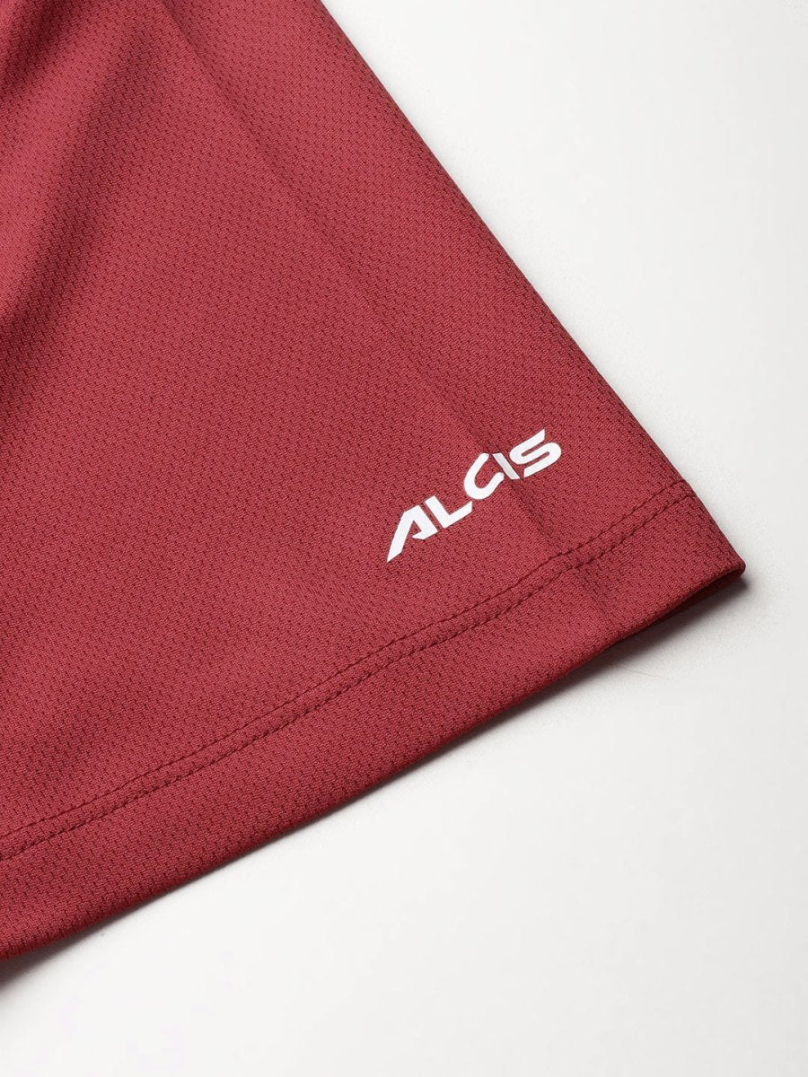 Alcis Men Typography Printed Anti Static Slim Fit Sports T-shirt | Grocsy