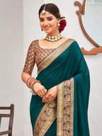 Saree Mall Zari Silk Blend Sarees | Grocsy