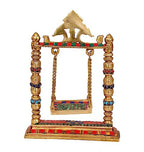 AONA Brass Swing Jhula for Ladoo Gopal Idol Statue | Grocsy