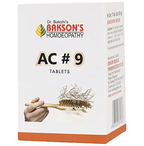 Bakson's Homeopathy AC#9 Tablets | Grocsy