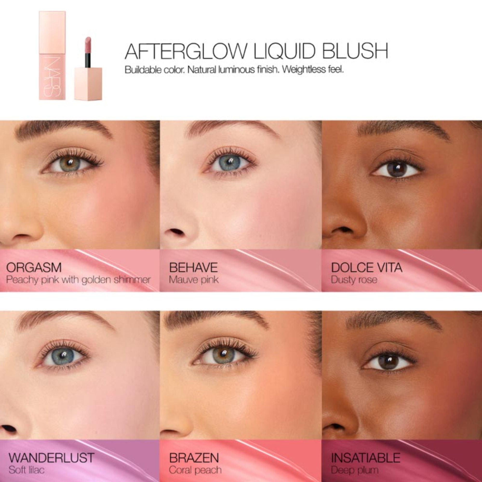 NARS Afterglow Liquid Blush - Behave | Grocsy