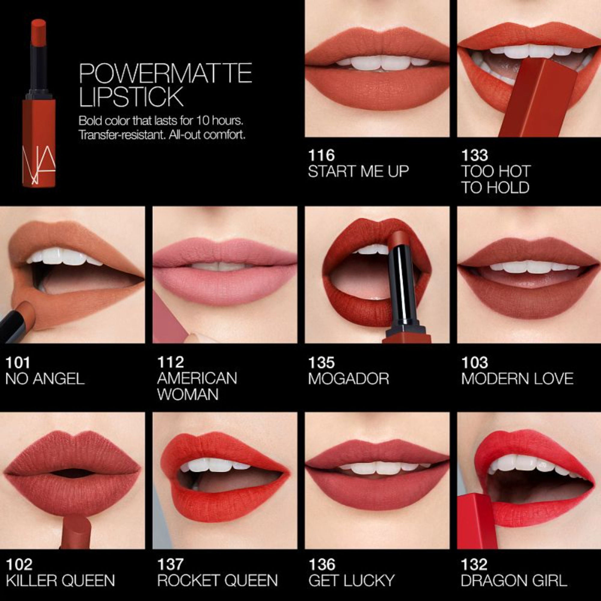 NARS Powermatte Lipstick - Too Hot To Hold | Grocsy