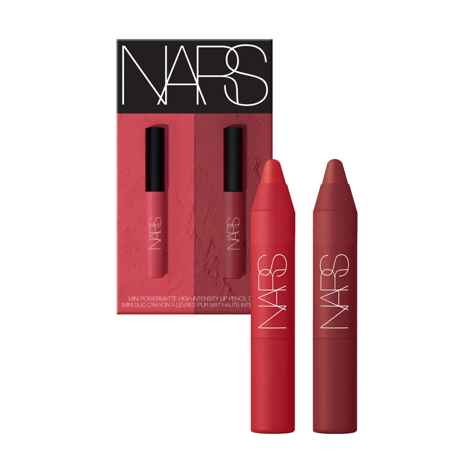 NARS Mini Powermatte High-Intensity Lip Pencil Duo - Cruella, Dragaon Girl | Grocsy