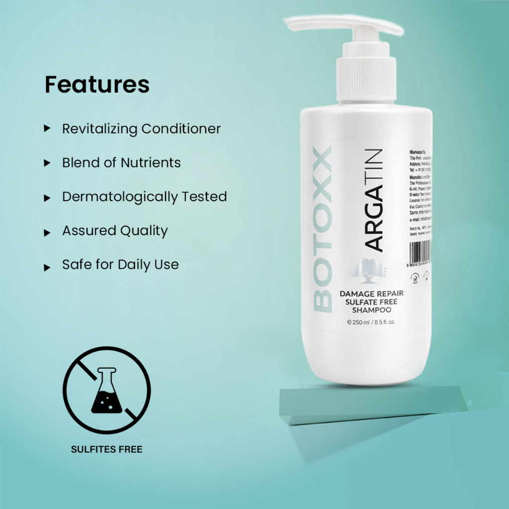 Argatin Botox Damage Repair Sulfate Free Shampoo | Grocsy