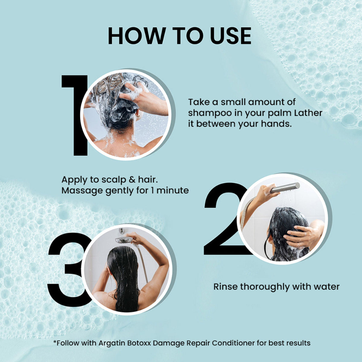 Argatin Botox Damage Repair Sulfate Free Shampoo | Grocsy