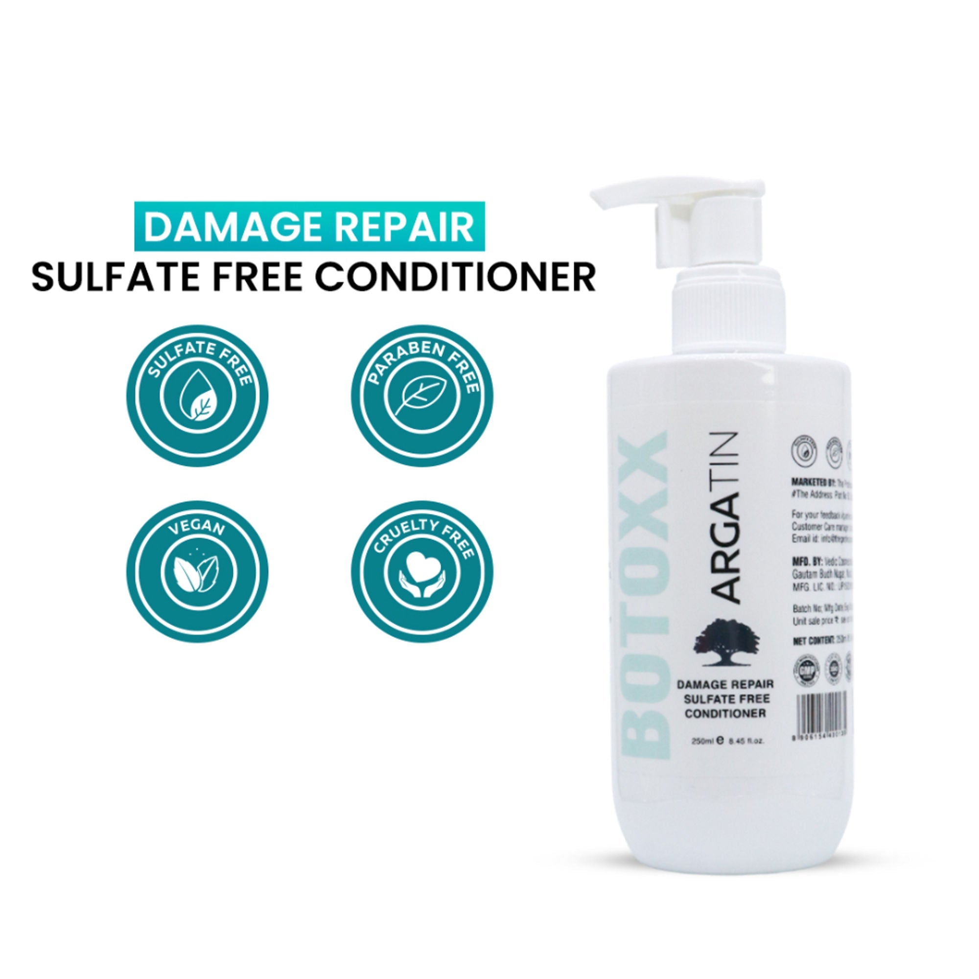 Argatin Botox Damage Repair Sulphate Free Conditioner | Grocsy