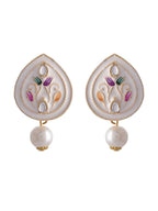 VOJ Women White Color stainless steel Jewellery Set | Grocsy