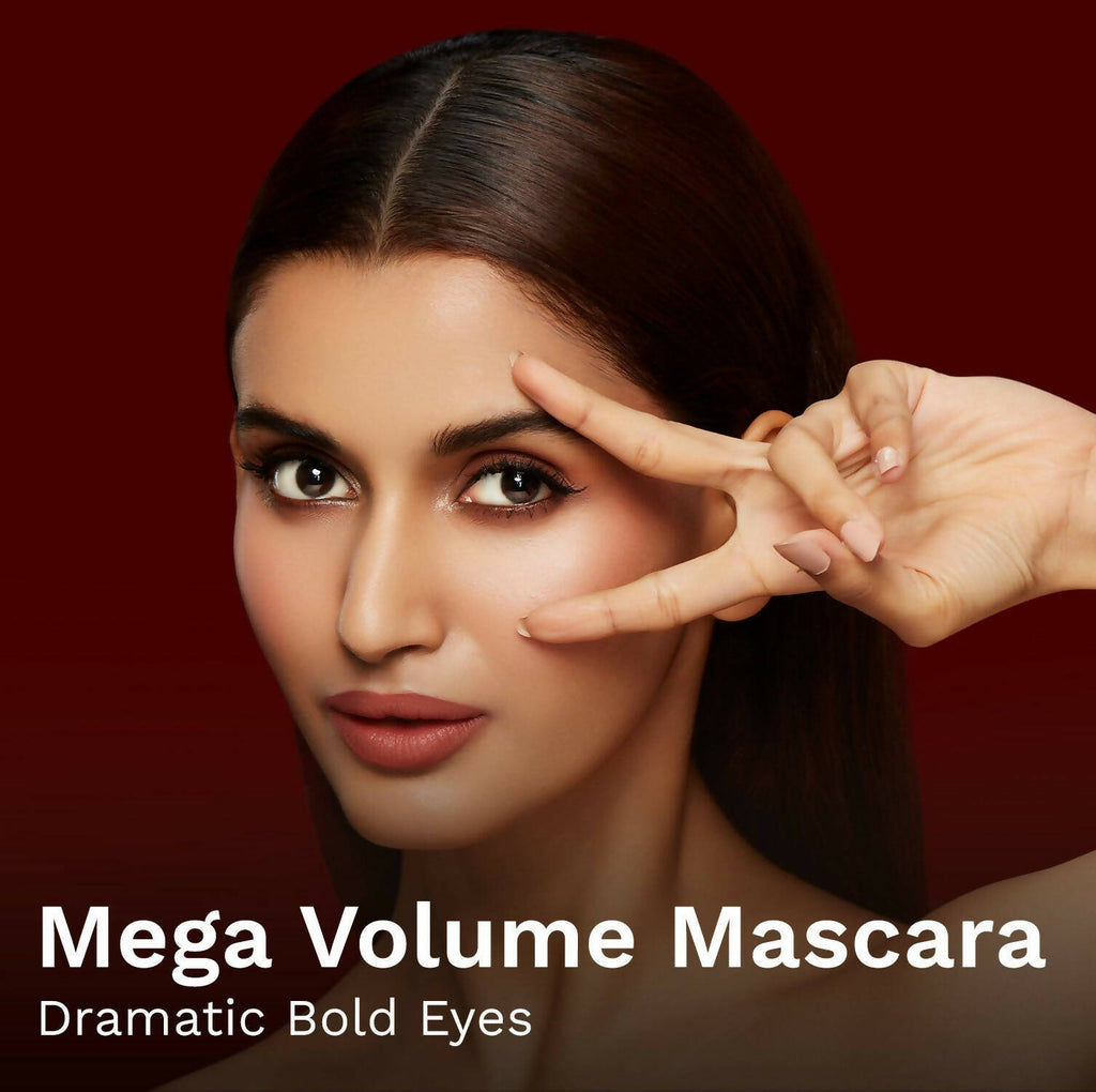 Pilgrim Mega Volume Waterproof Mascara - Black Passion | Grocsy