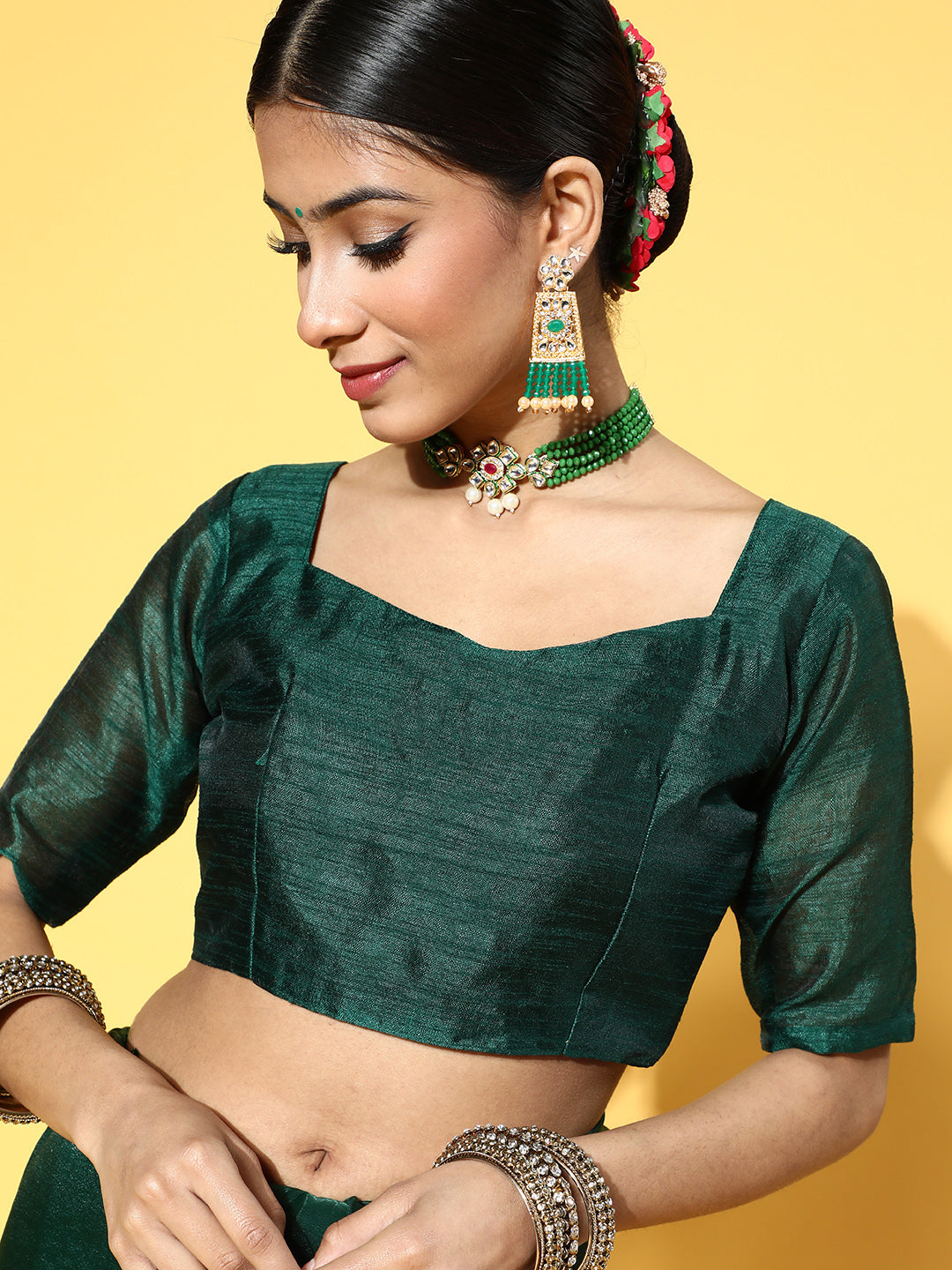 Saree Mall Solid Saree For Women | Grocsy