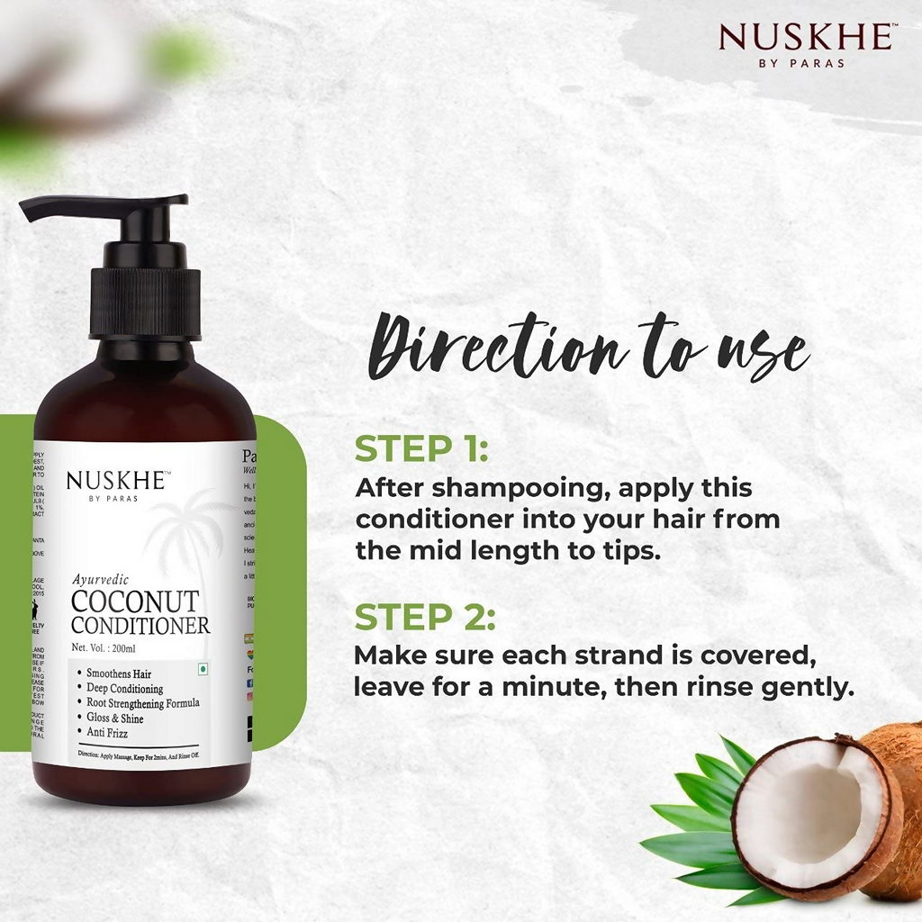 Nuskhe By Paras Ayurvedic Coconut Conditioner | Grocsy