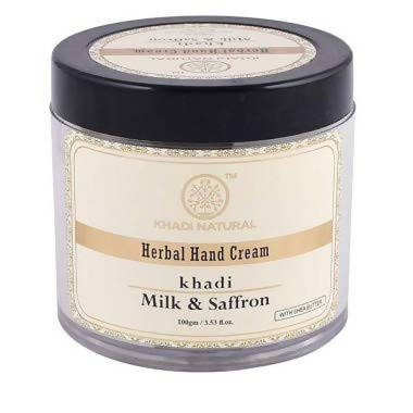 Khadi Natural Milk & Saffron Herbal Hand Cream | Grocsy