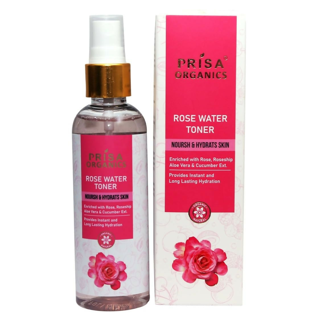 Prisa Organics Rose Water Toner | Grocsy