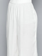 HERE&NOW Printed Regular Kurta with Palazzos | Grocsy