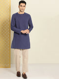 House of Pataudi Rozana Pure Cotton Angrakha Kurta | Grocsy