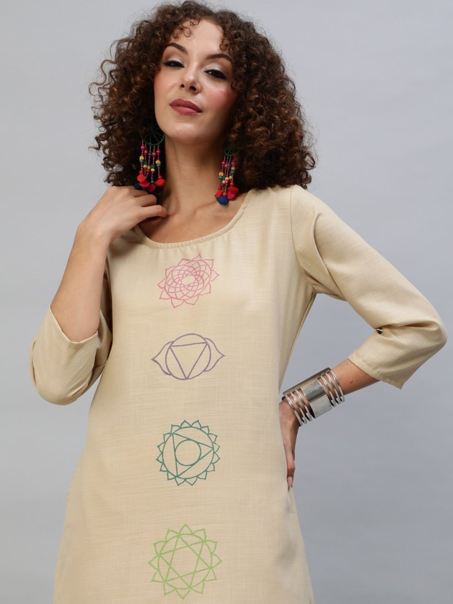 Aks Ethnic Motifs Printed Regular Kurta With Palazzos | Grocsy
