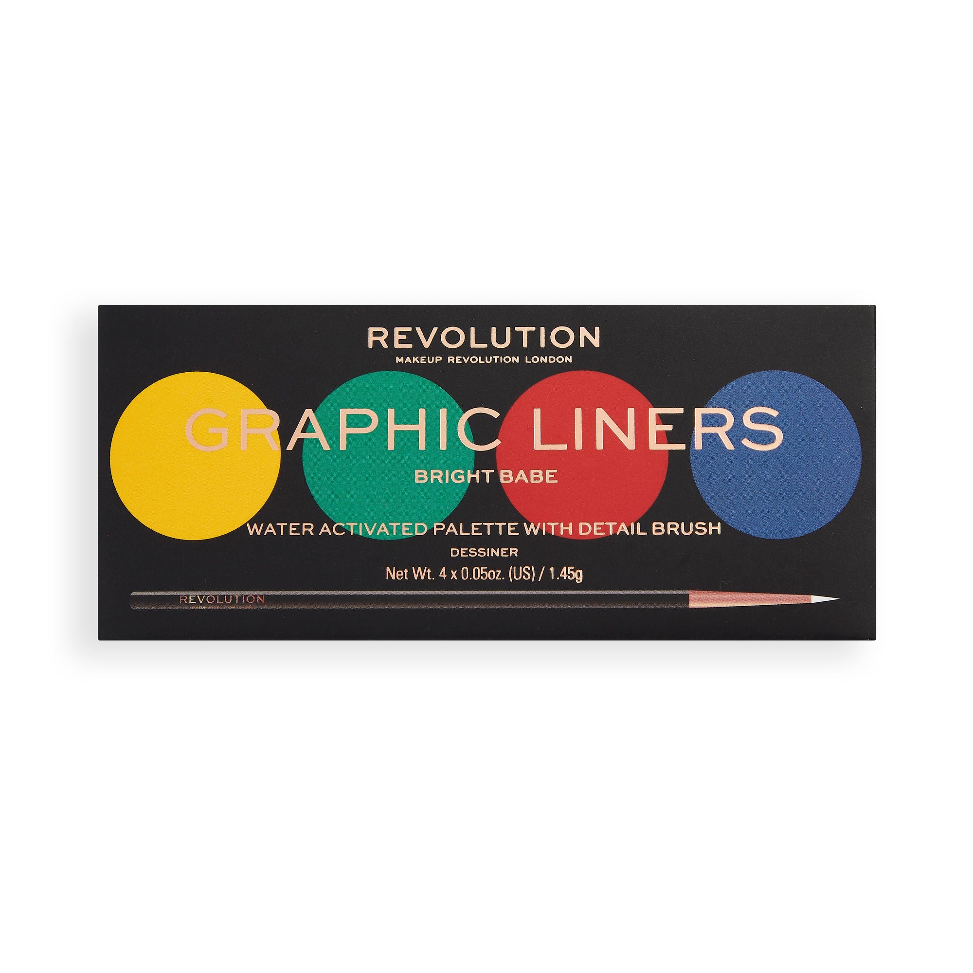 Makeup Revolution Graphic Eyeliner Palettes - Bright Babe | Grocsy