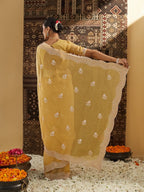 kasee Floral Phulkari Silk Blend Saree | Grocsy