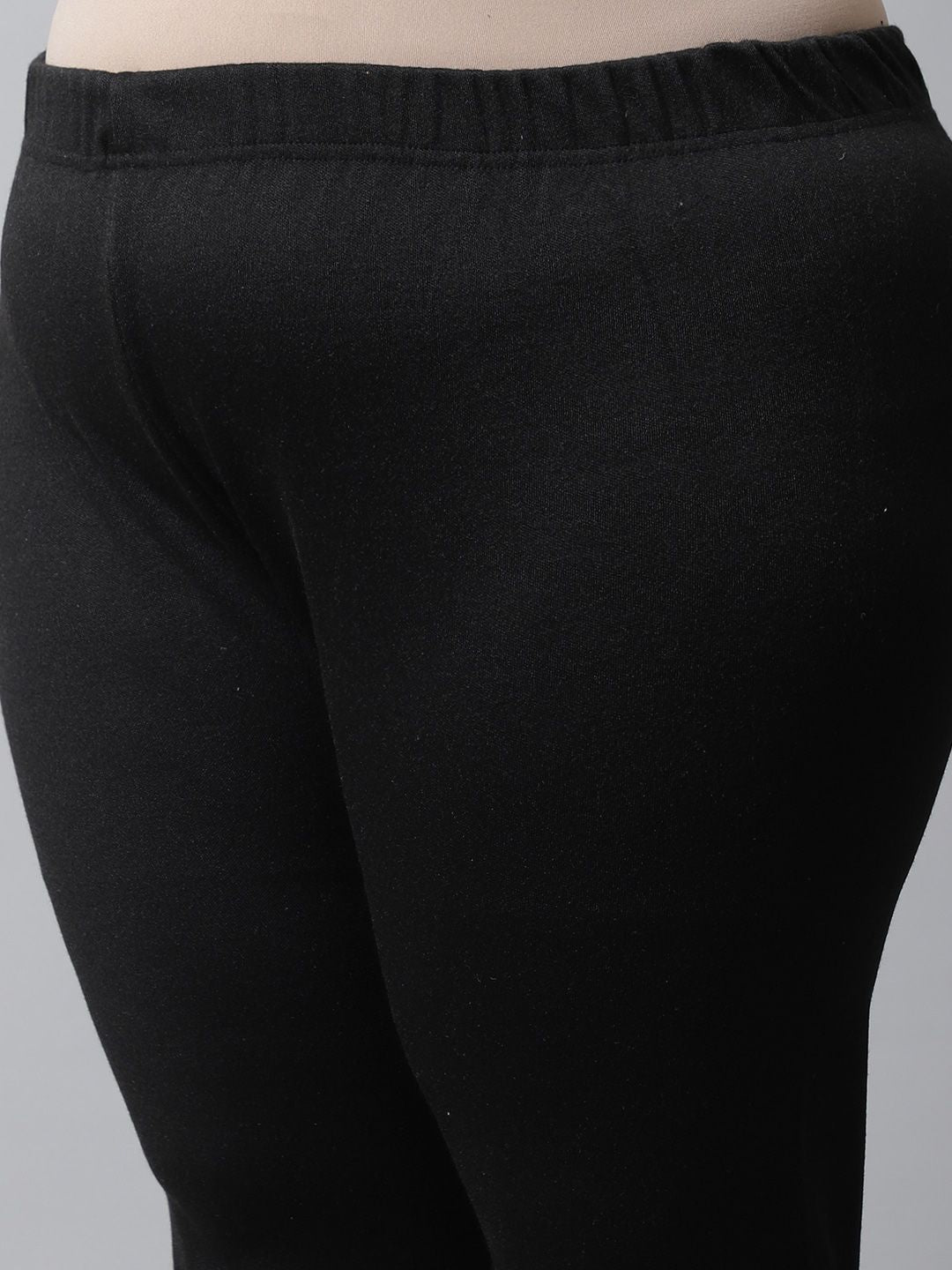 TAG 7 Women Pack Of 2 Plus Size Maroon & Black Solid Ankle-Length Leggings | Grocsy