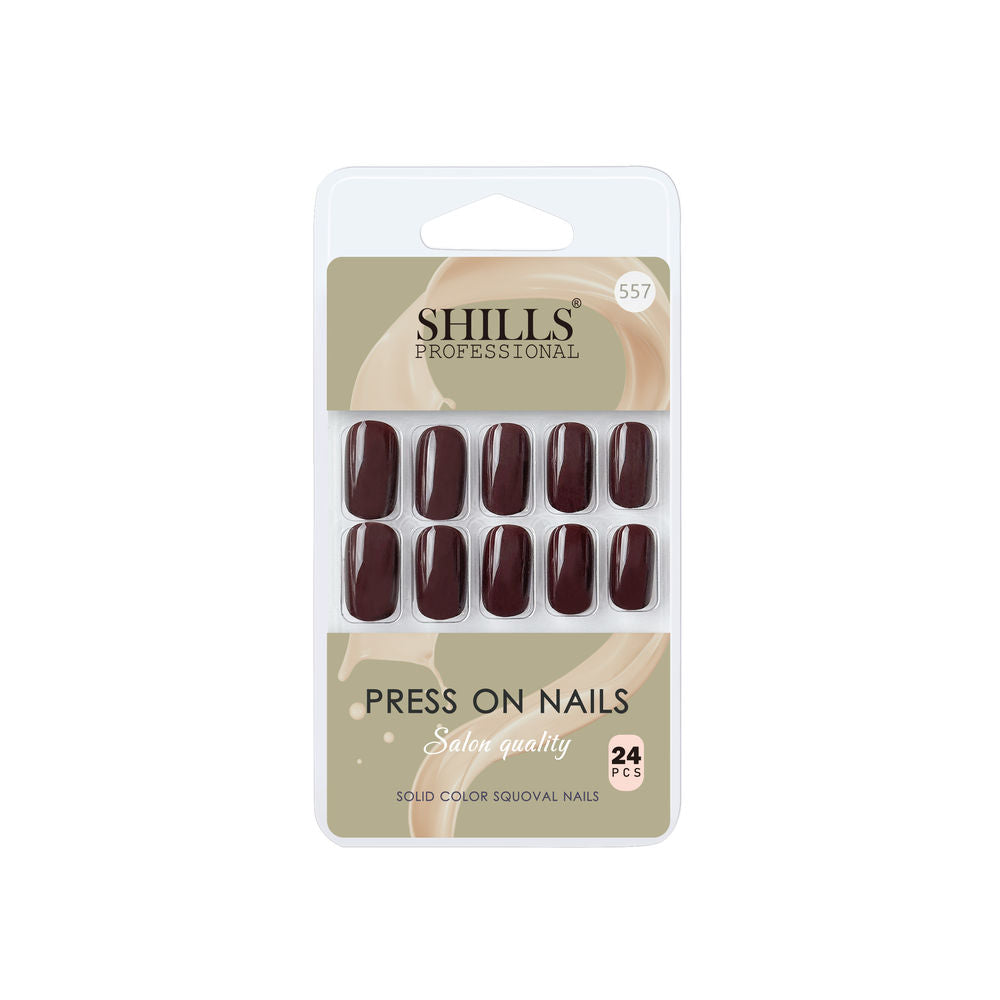 Shills Professional Reusable Press On Nails Square - SPN557 | Grocsy