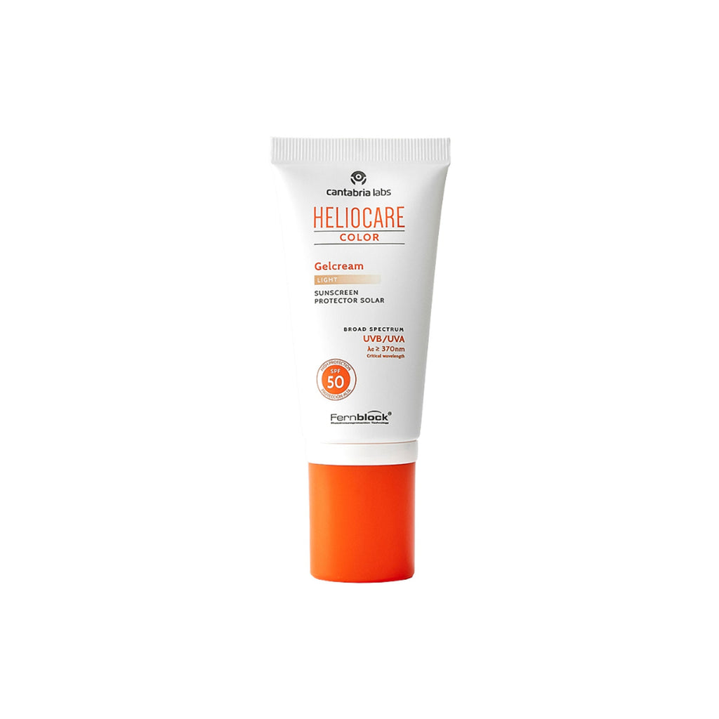 Heliocare Color Gel Cream Tinted Sunscreen SPF 50 Uva & Uvb Protection, No White Cast, Dewy Finish | Grocsy