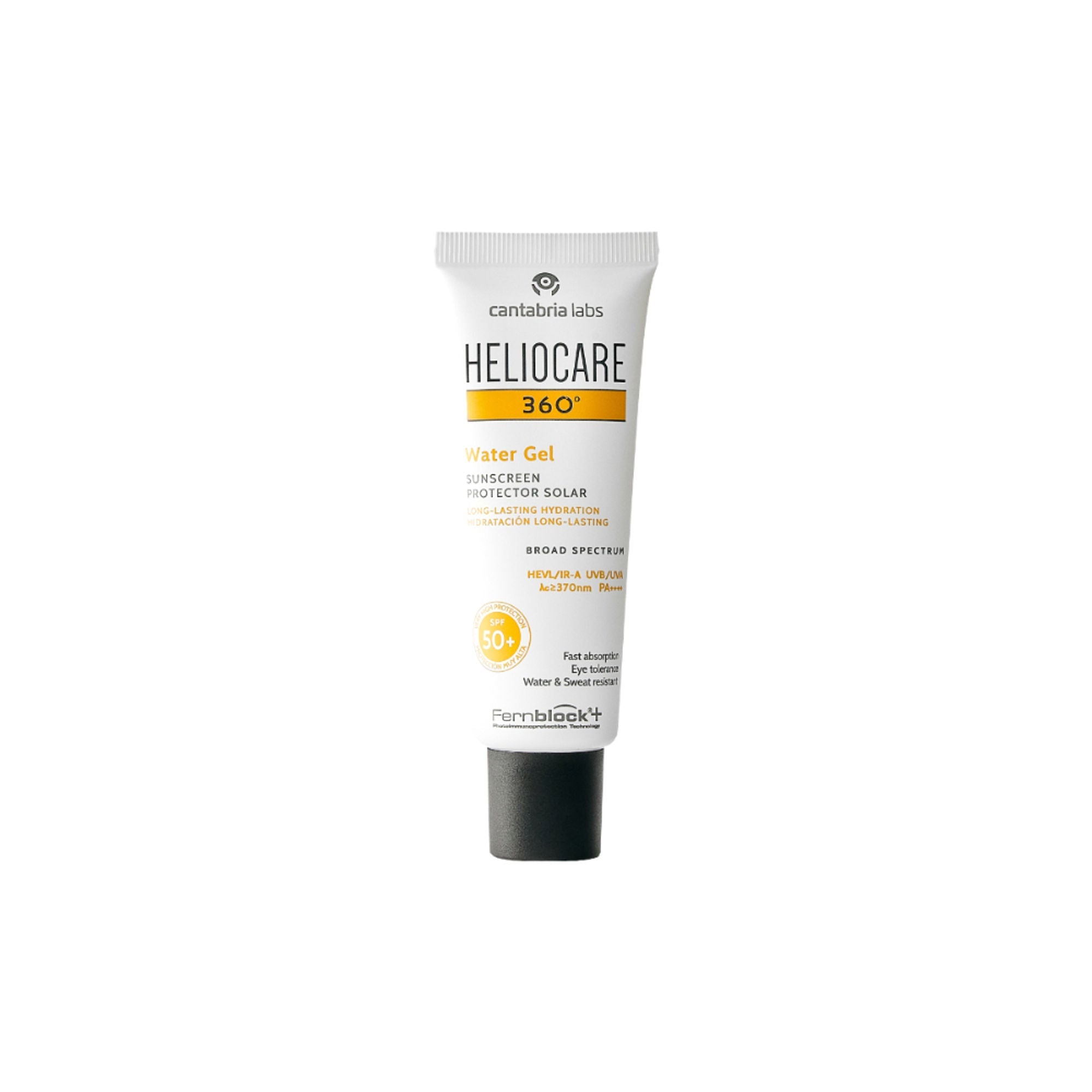Heliocare Water Gel Hydrating Sunscreen SPF 50+ Pa++++, Water & Sweat Resistant, For Dry & Dull Skin | Grocsy
