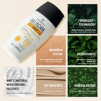 Heliocare Mineral Tolerance Fluid Sunscreen SPF 50 Pa++++ 100% Mineral, Vit C & E Sensitive Skin | Grocsy