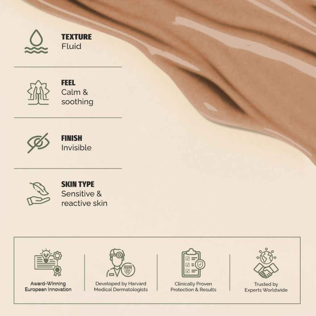 Heliocare Mineral Tolerance Fluid Sunscreen SPF 50 Pa++++ 100% Mineral, Vit C & E Sensitive Skin | Grocsy