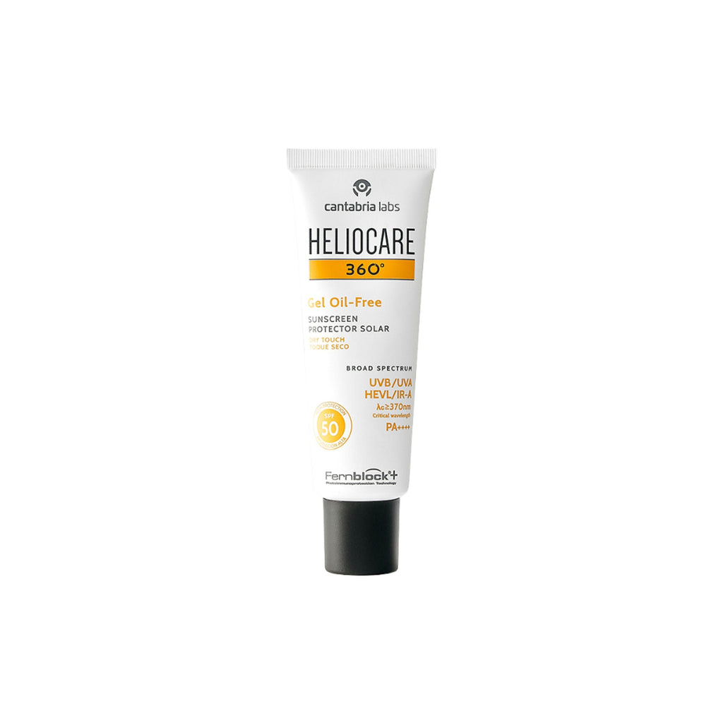 Heliocare 360 Gel Oil-Free Sunscreen SPF 50 Pa++++ Oily & Combination Skin, Anti-Acne, Matte Finish | Grocsy