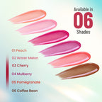 Swiss Beauty Kiss Kandy Tinted Lip Balm | Non-Sticky with Olive Oil & Vitamin E - 04 Mulberry | Grocsy