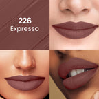 Swiss Beauty Pure Matte Lipstick , Non-Drying, Smooth Glide, Long Lasting - 226 Espresso | Grocsy