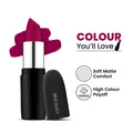 Swiss Beauty Pure Matte Lipstick , Non-Drying, Smooth Glide, Long Lasting - 228 Bold Wine | Grocsy