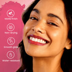 Swiss Beauty Pure Matte Lipstick , Non-Drying, Smooth Glide, Long Lasting - 202 Peaches N Cream | Grocsy