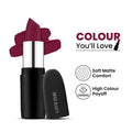 Swiss Beauty Pure Matte Lipstick , Non-Drying, Smooth Glide, Long Lasting - 207 Raspberry | Grocsy