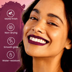 Swiss Beauty Pure Matte Lipstick , Non-Drying, Smooth Glide, Long Lasting - 207 Raspberry | Grocsy