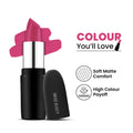 Swiss Beauty Pure Matte Lipstick , Non-Drying, Smooth Glide, Long Lasting - 209 Pink Blossom | Grocsy
