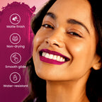Swiss Beauty Pure Matte Lipstick , Non-Drying, Smooth Glide, Long Lasting - 211 Magic Maroon | Grocsy