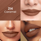 Swiss Beauty Pure Matte Lipstick , Non-Drying, Smooth Glide, Long Lasting - 214 Caramel | Grocsy