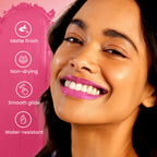 Swiss Beauty Pure Matte Lipstick , Non-Drying, Smooth Glide, Long Lasting - 218 Pixie Pink | Grocsy