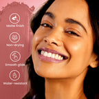 Swiss Beauty Pure Matte Lipstick , Non-Drying, Smooth Glide, Long Lasting - 213 Bare | Grocsy