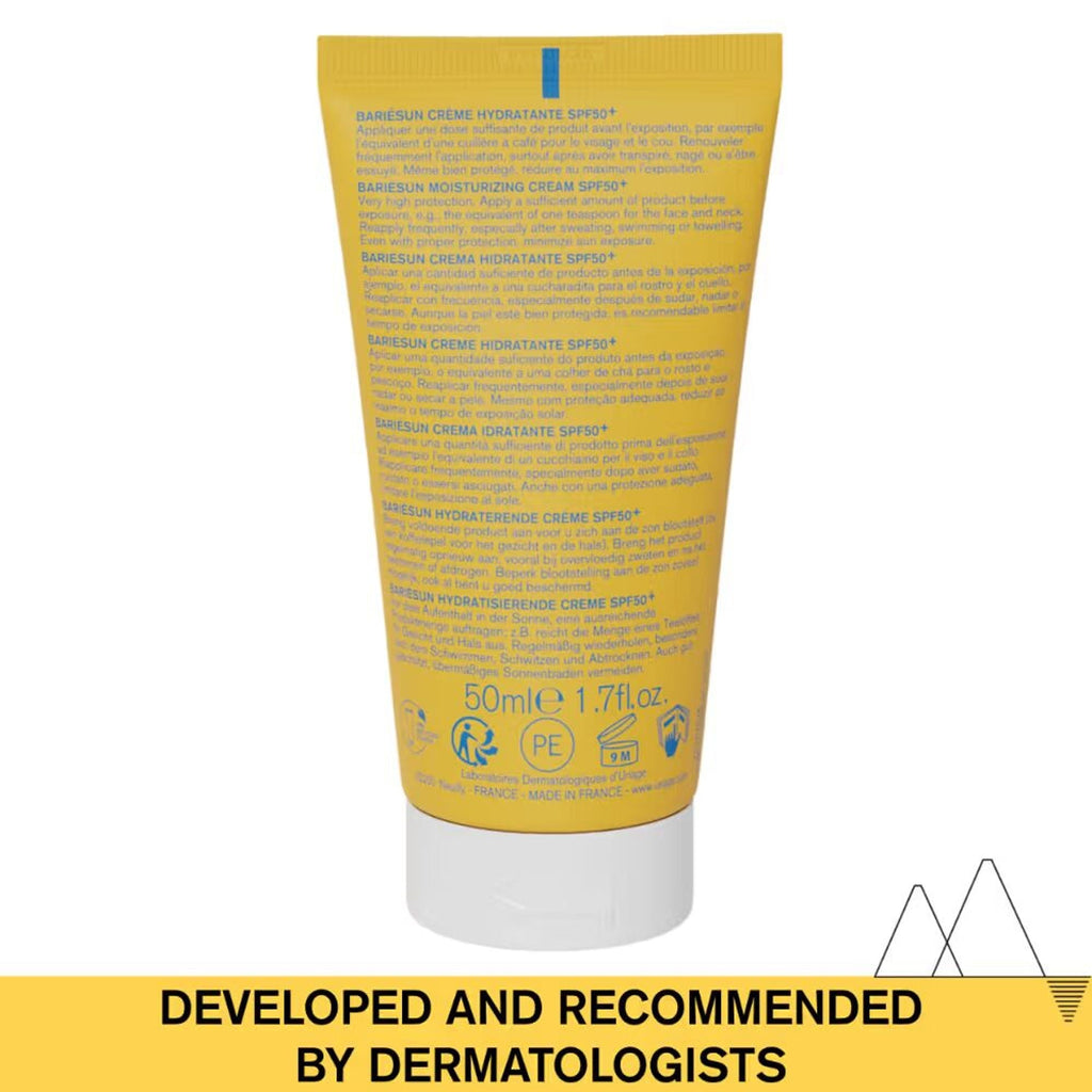 Uriage Bariesun Moisturizing Sunscreen SPF50+ Prevents Sun Damage & Skin Aging Dermat Recommended | Grocsy