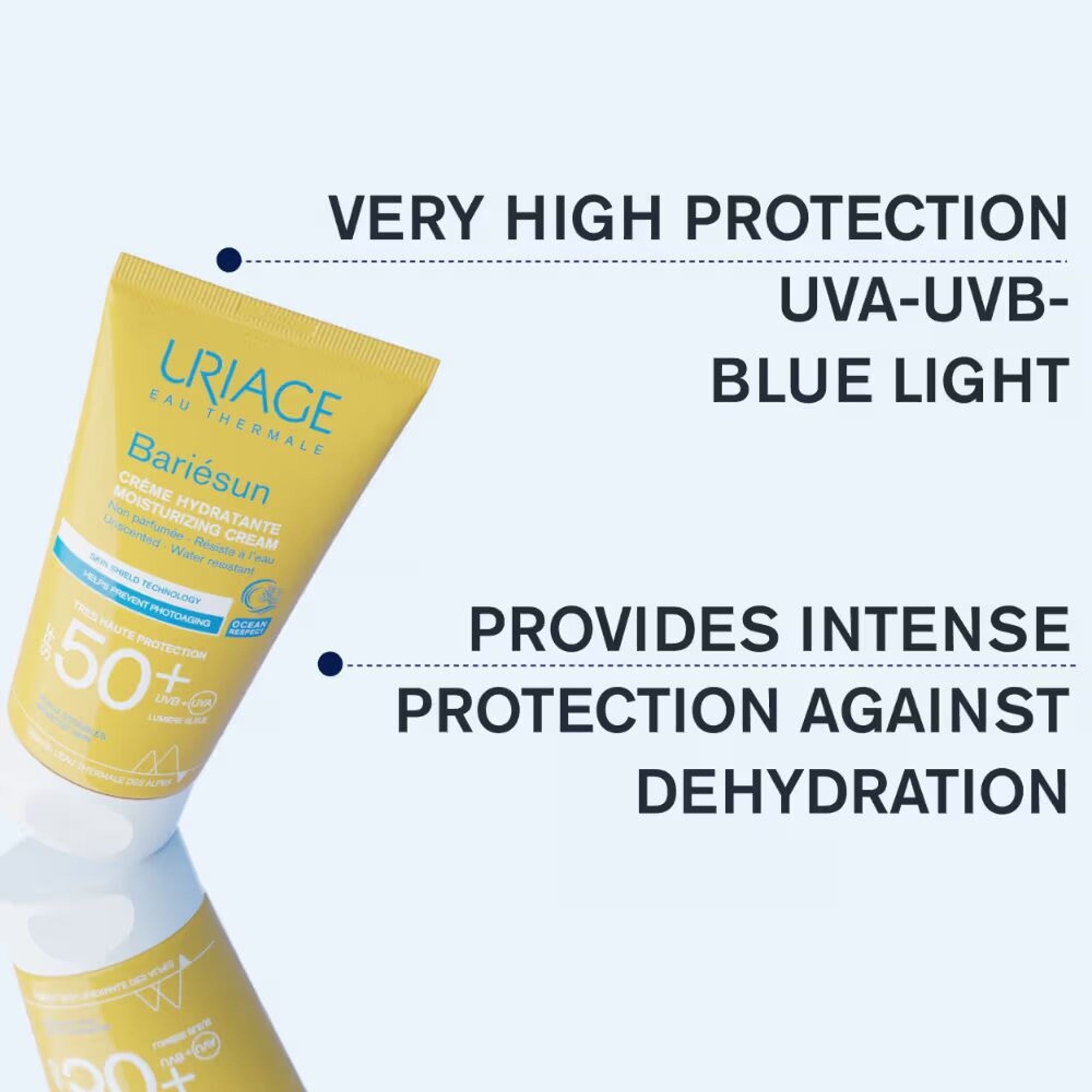 Uriage Bariesun Moisturizing Sunscreen SPF50+ Prevents Sun Damage & Skin Aging Dermat Recommended | Grocsy