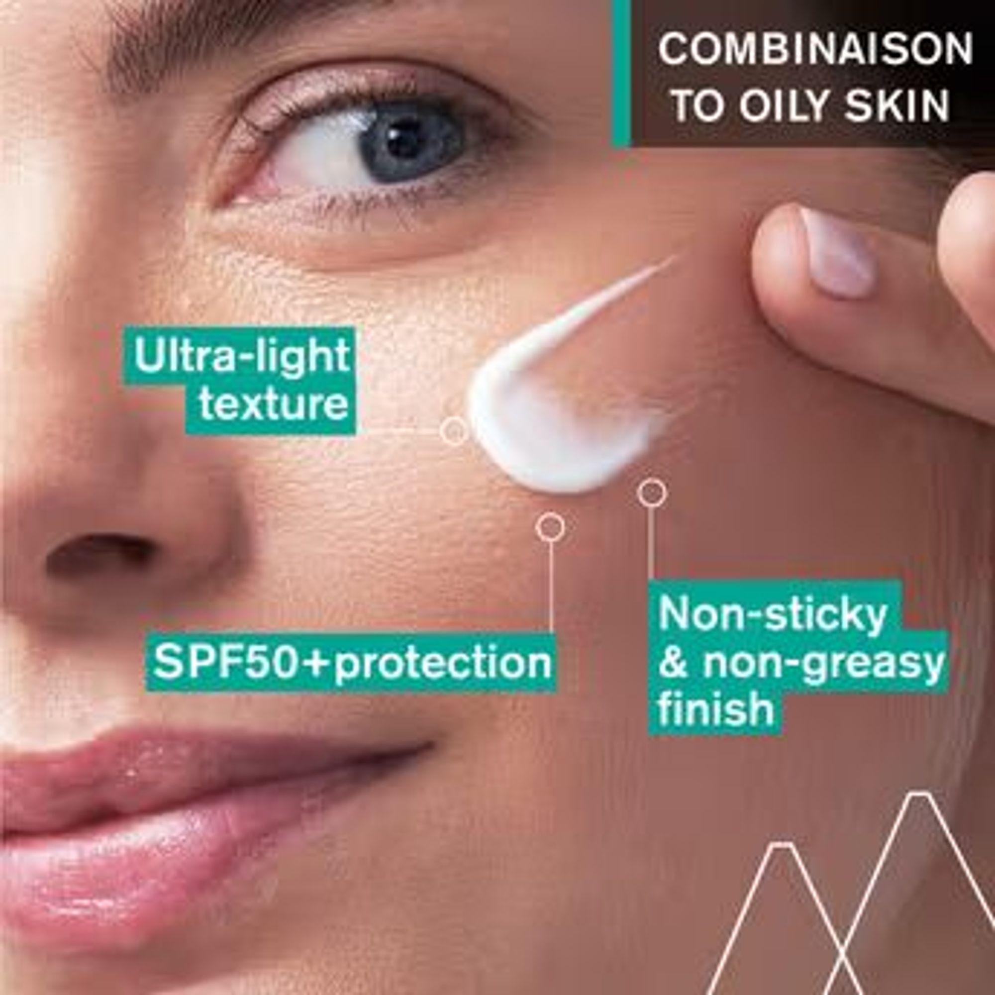 Uriage Hyseac Mattifying Fluid SPF50+ Light & Matt Texture Combination Oily Skin Dermat Recommended | Grocsy
