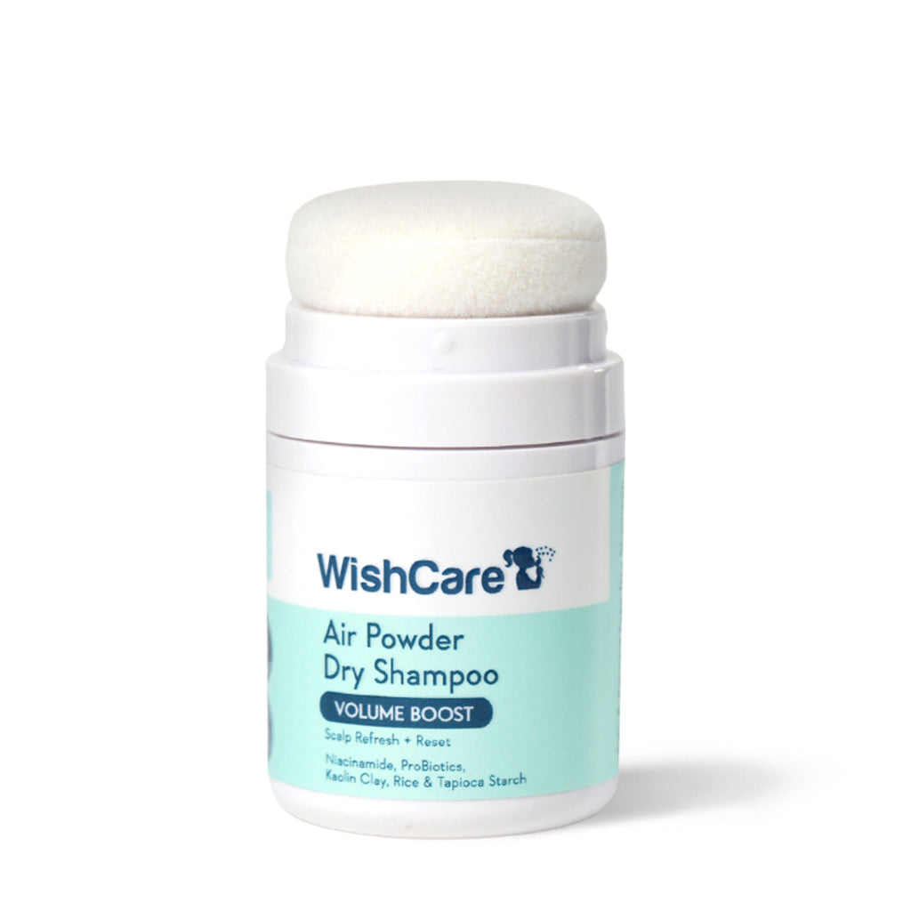 Wishcare Air Powder Dry Shampoo for Oily Hair & Scalp - No White Cast & Aerosol - Volume Boost | Grocsy